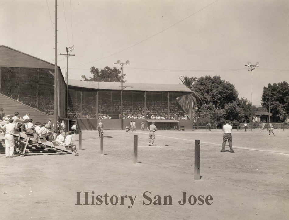 Graham Field shown sometime between 1925-35, courtesy History San Jose. 