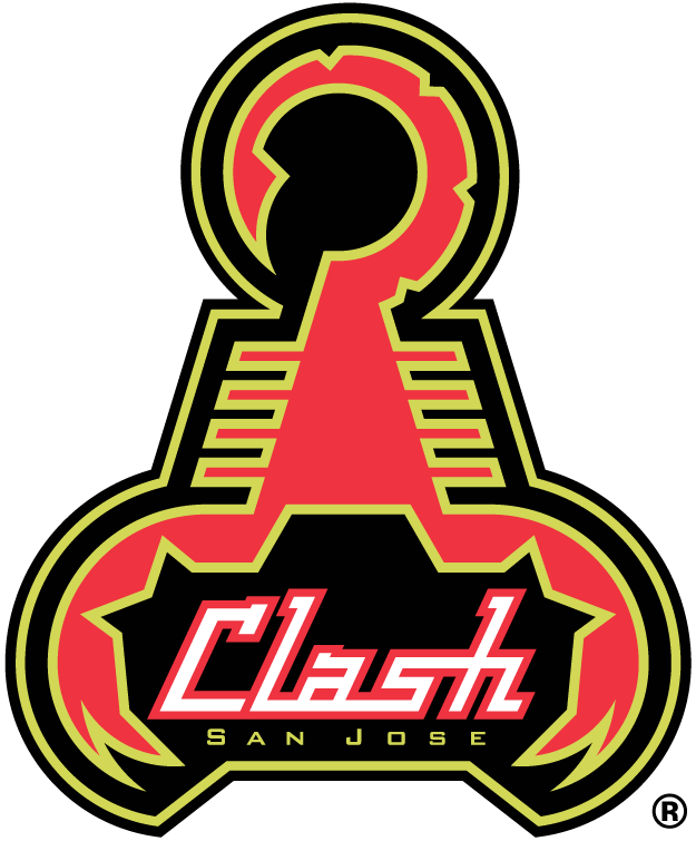 San Jose Clash soccer team logo.