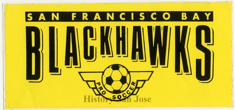 San Francisco Bay Blackhawks logo, via History San Jose.