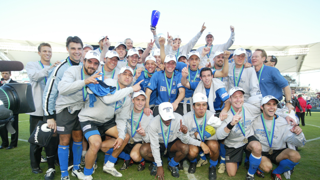 2003 MLS champion San Jose Earthquakes.