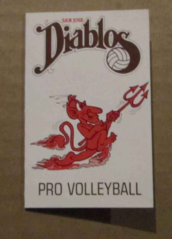 San Jose Diablos pocket schedule.