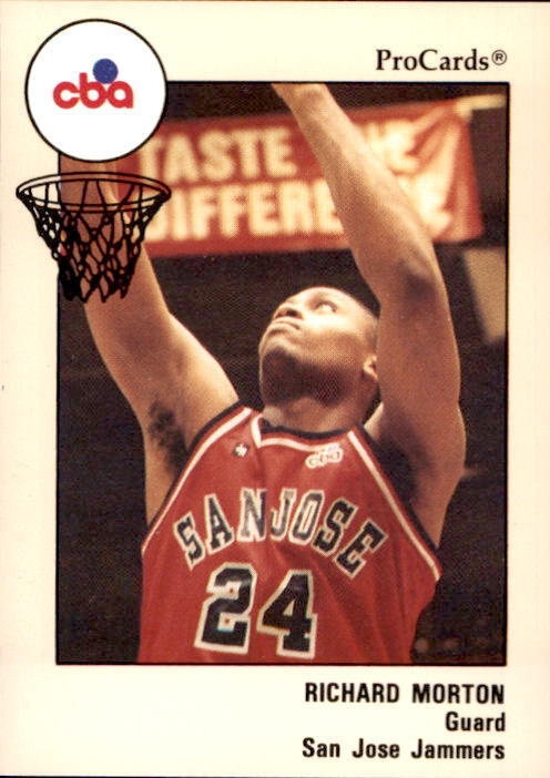 Richard Morton, San Jose Jammers basketball.